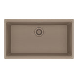 FRANKE MAG11029-OYS Maris Undermount 31-in x 17.81-in Granite Single Bowl Kitchen Sink in Oyster In Oyster