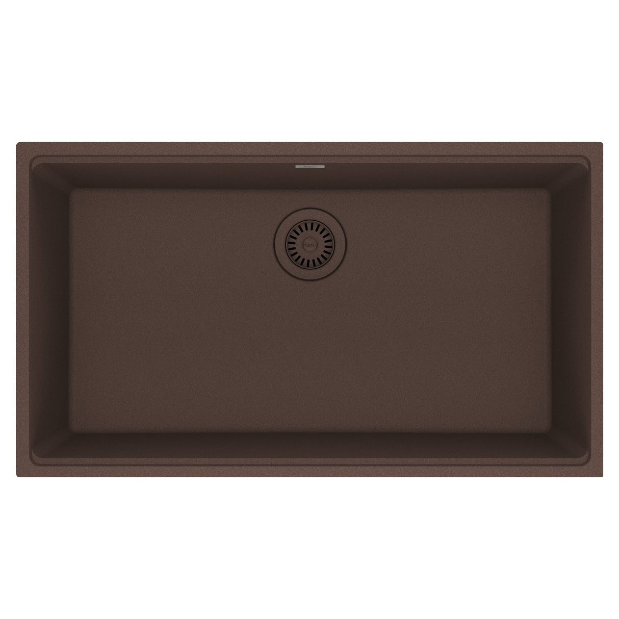 FRANKE MAG11031-MOC Maris Undermount 33-in x 18.94-in Granite Single Bowl Kitchen Sink in Mocha In Mocha