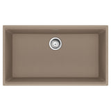 FRANKE MAG11031-OYS-S Maris Undermount 33-in x 18.94-in Granite Single Bowl Kitchen Sink in Oyster In Oyster