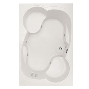 Hydro Systems MAK7548AWP-WHI MAKYLA 7548 AC W/WHIRLPOOL SYSTEM-WHITE