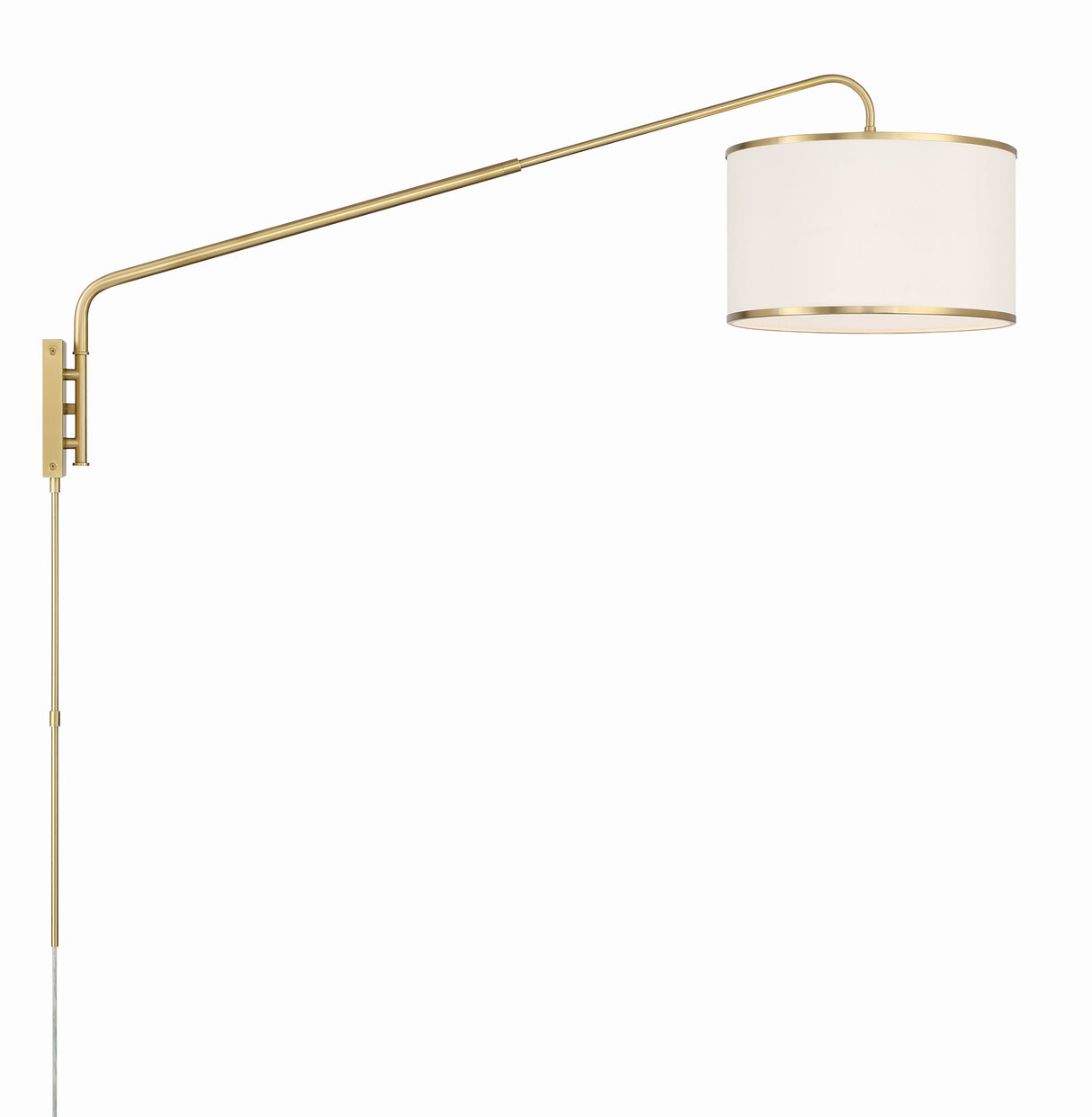 Mallory 1 Light Soft Brass Task Sconce MAL-601-SB