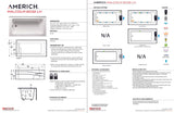 Americh MC6032TLA5-BI Malcolm 6032 Left Hand - Tub Only / Airbath 5 - Biscuit