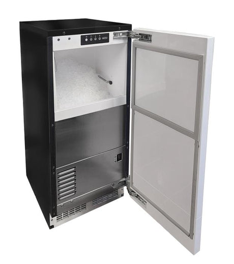 Marvel MANP415-IS01A 15" Low Profile ADA Nugget Ice Machine, 65 lb/Day, w/ Pump, Panel Ready Solid Door - view 2