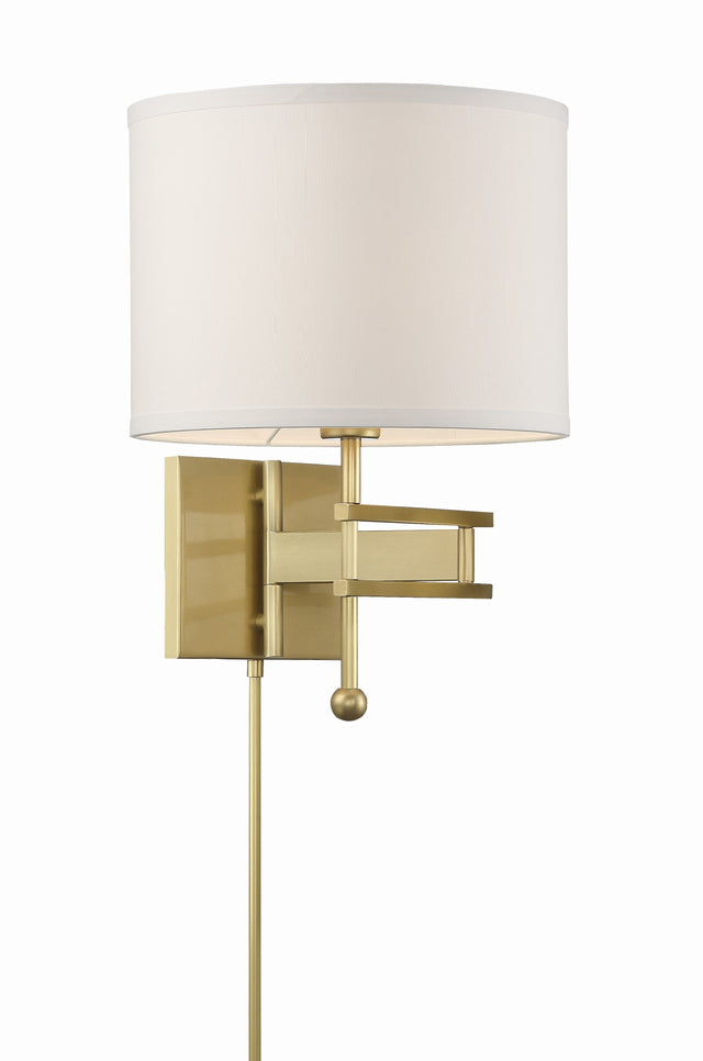 Marshall 1 Light Aged Brass Task Sconce MAR-A8031-AG