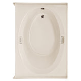 Hydro Systems LIN7236AWP-WHI LINDSEY 7236 AC W/WHIRLPOOL SYSTEM - WHITE