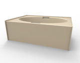 Hydro Systems MAR6042ATA-BIS-LH MARIE 6042 AC W/ THERMAL AIR SYSTEM-BISCUIT-LEFT HAND