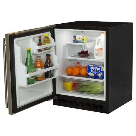 Marvel MARE224-SS51A 24" Low Profile ADA Refrigerator, 4.6 Cu. Ft., Stainless Solid Door, LH, Locking - view 2