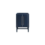 Avanity Mason 24 in. Vanity Only in Navy Blue with Gold Trim