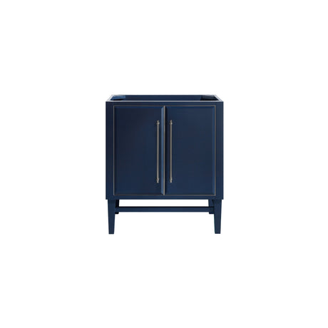 Avanity Mason 30 in. Vanity Only in Navy Blue with Silver Trim