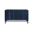 Avanity Mason 60 in. Vanity Only in Navy Blue with Silver Trim