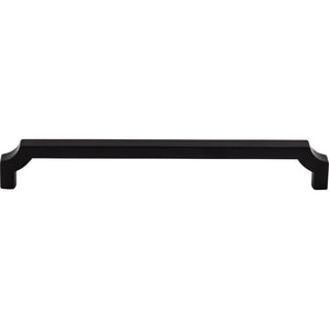 Top Knobs TK3024 Davenport Pull 7 9/16 Inch (c-c) - Flat Black