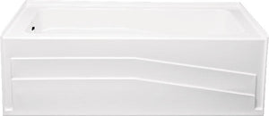 Americh MC6032BLA2-WH Malcolm 6032 Left Hand - Builder Series / Airbath 2 Combo - White