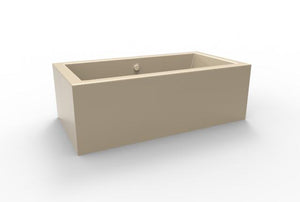 Hydro Systems MCH6632ATO-BON CHAGALL 6632 AC TUB ONLY - BONE