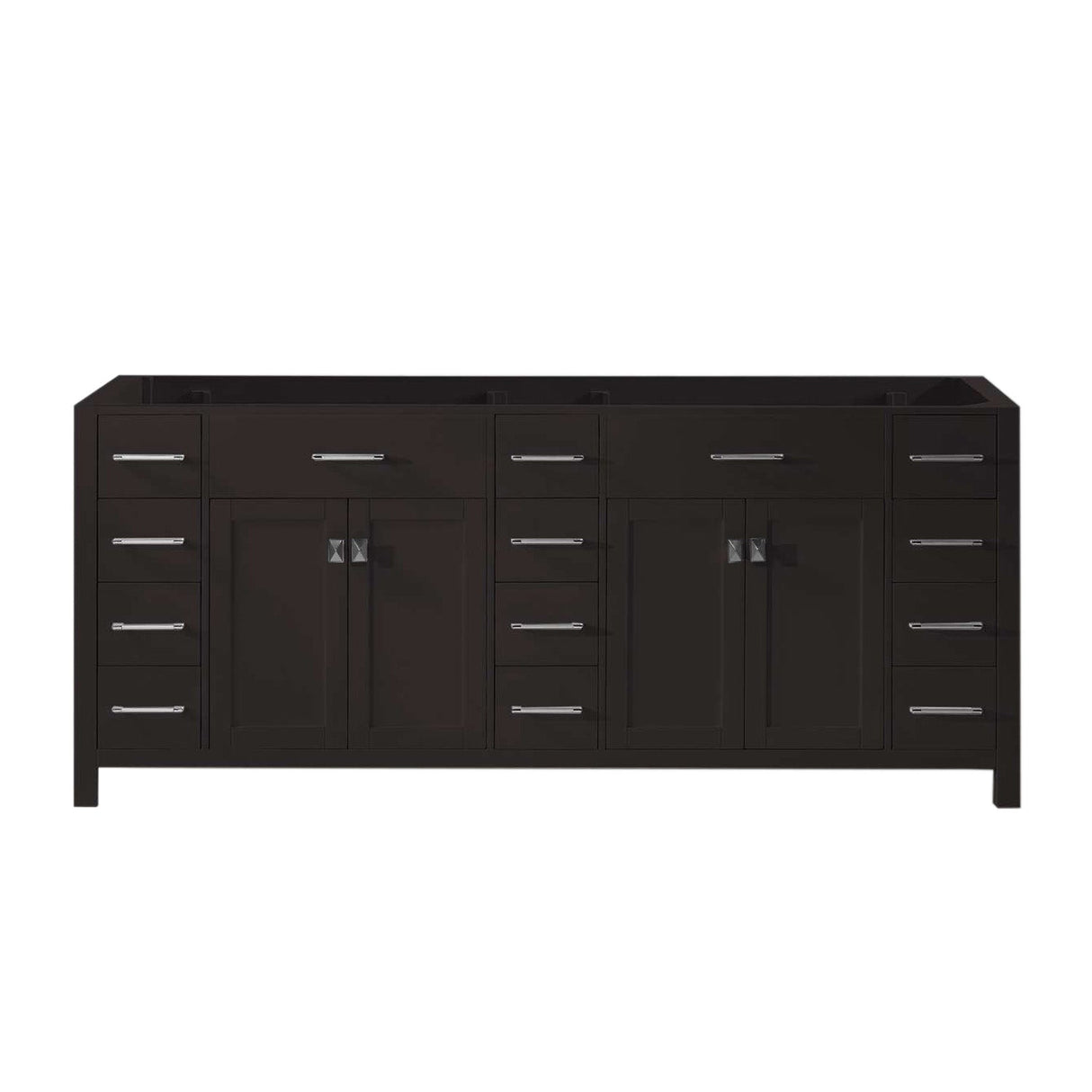 Virtu USA Caroline Parkway 78" Cabinet Only - Luxe Bathroom Vanities Luxury Bathroom Fixtures Bathroom Furniture