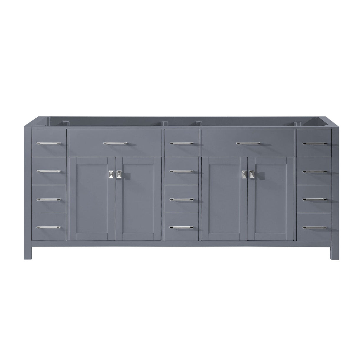 Virtu USA Caroline Parkway 78" Cabinet Only - Luxe Bathroom Vanities Luxury Bathroom Fixtures Bathroom Furniture