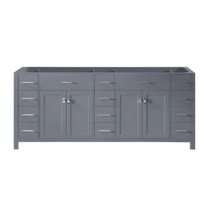Virtu USA Caroline Parkway 78" Cabinet Only - Luxe Bathroom Vanities Luxury Bathroom Fixtures Bathroom Furniture