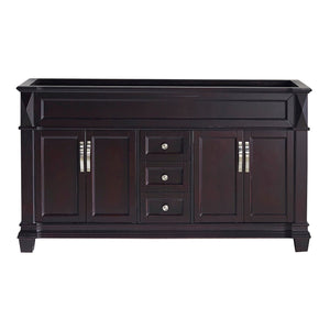 Virtu USA Victoria 60" Double Cabinet in White