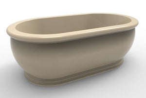 Hydro Systems MDM7036ATO-BON DOMINGO 7036 AC TUB ONLY - BONE