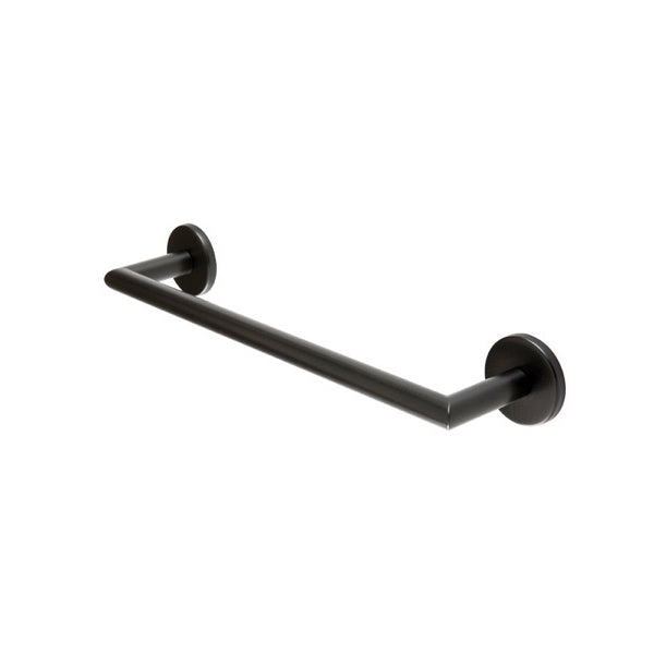 Towel Bar, Round, 13 Inch, Black