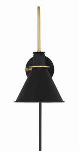 Medford 1 Light Matte Black Sconce MED-B5501-MK