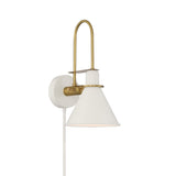 Medford 1 Light White Sconce MED-B5501-WH