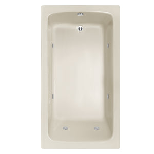 Hydro Systems MEL6636ACO-BON MELISSA 6636 AC W/COMBO SYSTEM-BONE