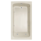 Hydro Systems MEL6636AWP-BIS MELISSA 6636 AC W/HIRLPOOL SYSTEM-BISCUIT