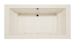 Hydro Systems MEN7036ACO-BIS MELLENIE 7036 AC W/COMBO SYSTEM-BISCUIT