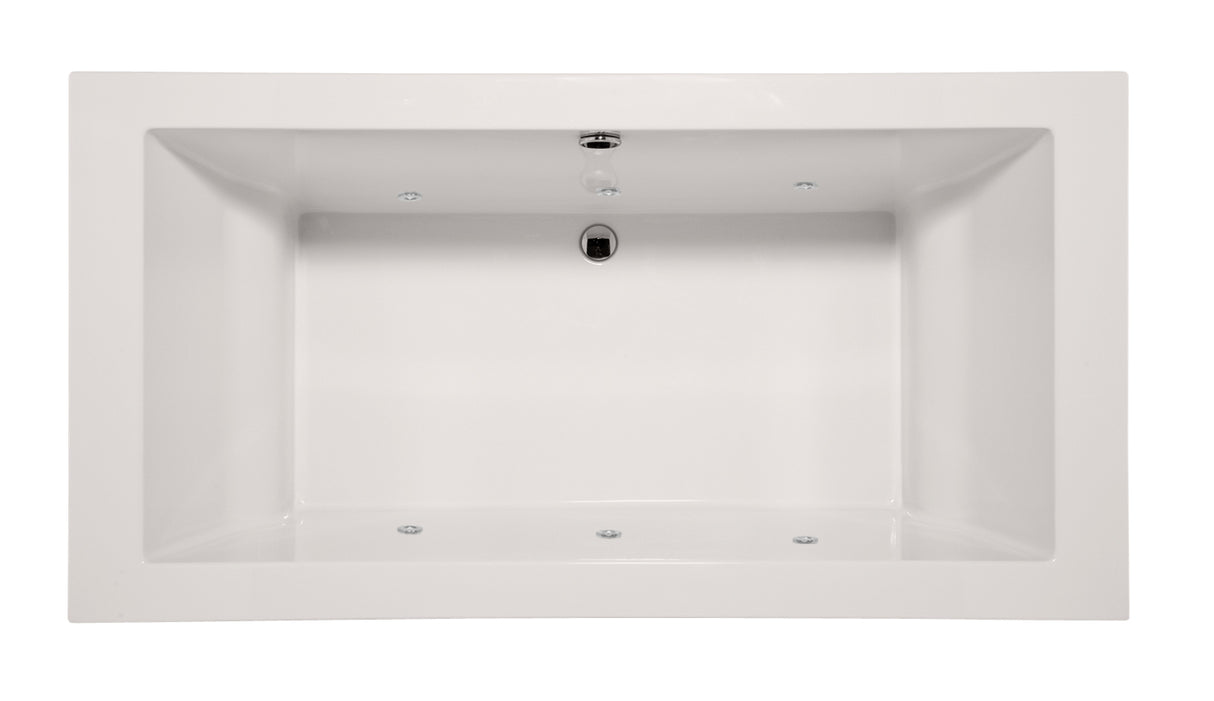 Hydro Systems MEN7036AWP-WHI MELLENIE 7036 AC W/WHIRLPOOL SYSTEM- WHITE