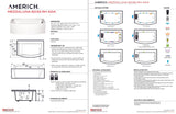 Americh MZ6032TRA5-WH Mezzaluna 6032 ADA Right Hand - Tub Only / Airbath 5 - White