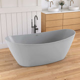 New England Home Goods 71" Arc Freestanding acrylic bathtub
