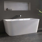 New England Home Goods 59" Serenity Freestanding acrylic bathtub