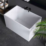New England Home Goods 43" Soak Freestanding acrylic bathtub No bench