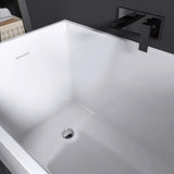 New England Home Goods 43" Soak Freestanding acrylic bathtub No bench