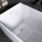 New England Home Goods 40" Tranquility Freestanding acrylic bathtub