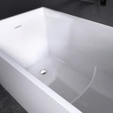 New England Home Goods 47" Tranquility Freestanding acrylic bathtub