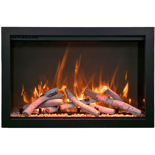 Amantii TRD-44-BESPOKE Traditional Bespoke - 44" Indoor / Outdoor Electric Insert Featuring, WiFi Compatibility, Bluetooth Connectivity, Multi Function Remote, and a Selection of Media Options