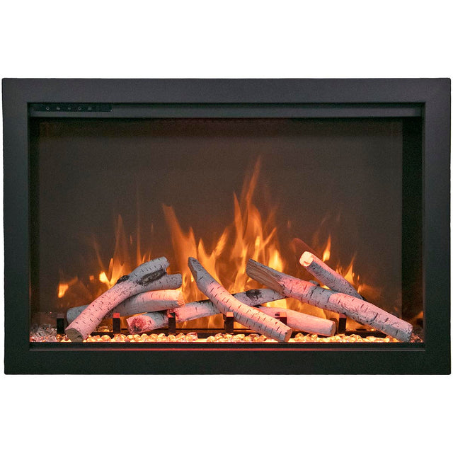 Amantii TRD-44-BESPOKE Traditional Bespoke - 44" Indoor / Outdoor Electric Insert Featuring, WiFi Compatibility, Bluetooth Connectivity, Multi Function Remote, and a Selection of Media Options