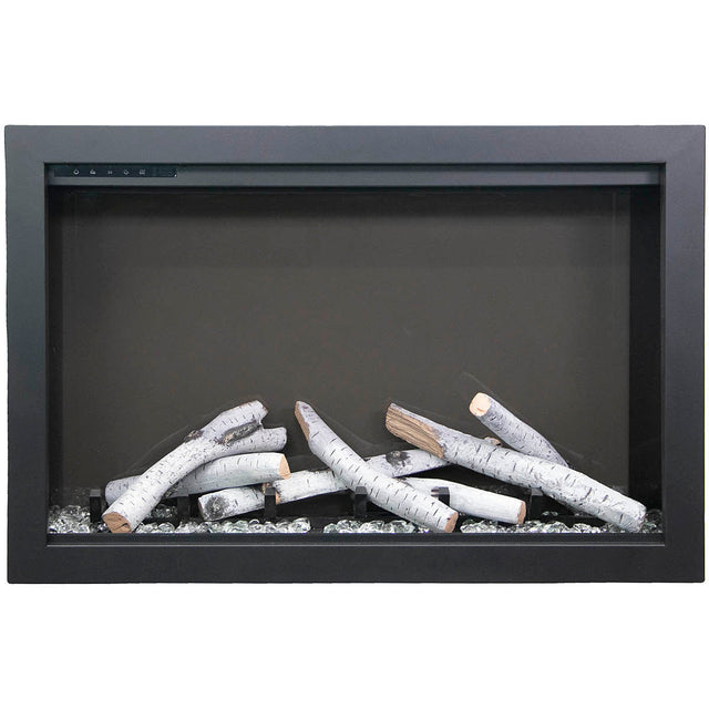 Amantii TRD-44-BESPOKE Traditional Bespoke - 44" Indoor / Outdoor Electric Insert Featuring, WiFi Compatibility, Bluetooth Connectivity, Multi Function Remote, and a Selection of Media Options