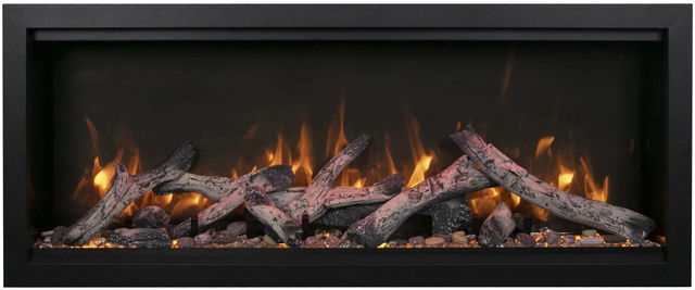 Amantii SYM-74-XT-BESPOKE Symmetry Xtra Tall Bespoke - 74" Indoor / Outdoor Electric Built In featuring, WiFi Compatibilty & Bluetooth Connectivity, MultiFunction Remote, and a Selection of Media Options