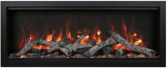 Amantii SYM-74-XT-BESPOKE Symmetry Xtra Tall Bespoke - 74" Indoor / Outdoor Electric Built In featuring, WiFi Compatibilty & Bluetooth Connectivity, MultiFunction Remote, and a Selection of Media Options