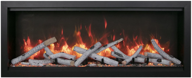 Amantii SYM-74-XT-BESPOKE Symmetry Xtra Tall Bespoke - 74" Indoor / Outdoor Electric Built In featuring, WiFi Compatibilty & Bluetooth Connectivity, MultiFunction Remote, and a Selection of Media Options