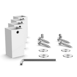 Artos Heated Towel Rail Mounting Brackets and Hardware in White – MH15WH