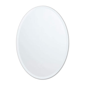 Vera 20" x 28" Oval Frameless Mirror