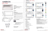 Americh MI6632TA5-BI Miro 6632 - Tub Only / Airbath 5 - Biscuit