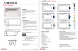 Americh MI6636TA5-BI Miro 6636 - Tub Only / Airbath 5 - Biscuit