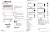 Americh MI7232TA5-BI Miro 7232 - Tub Only / Airbath 5 - Biscuit