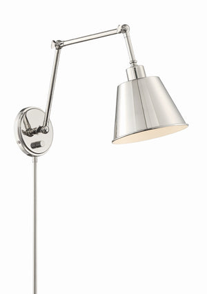 Mitchell 1 Light Aged Brass Task Sconce MIT-A8021-AG
