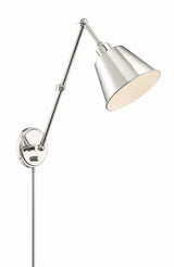 Mitchell 1 Light Aged Brass Task Sconce MIT-A8021-AG