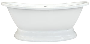 Hydro Systems MIT7238STO-BIS MITRA 7238 STON TUB ONLY - BISCUIT